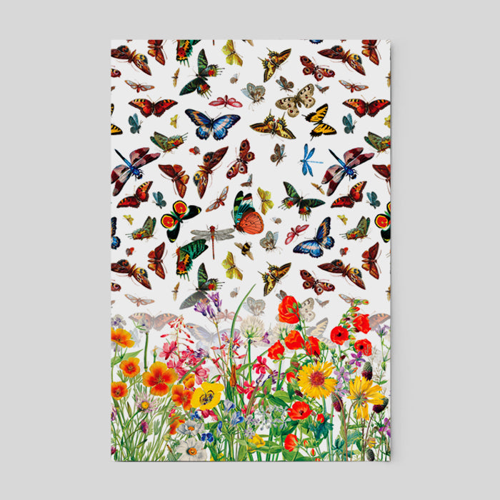 Butterfly Meadow Wall Art Poster Serene Art for your Walls Calming Art Decor