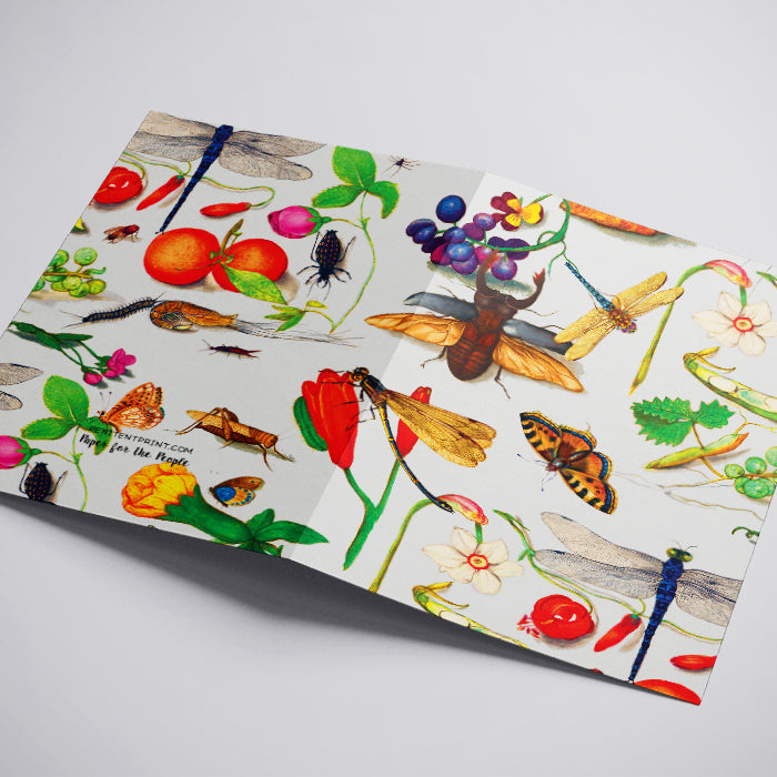 Centuria Insecta Greeting Card Entomologist Stationery Insect Lover Bug Lover Nature Green Thumb Avid Gardener